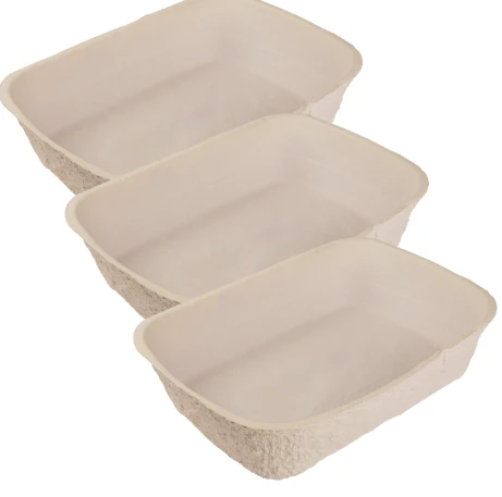 Kitty Sift (Set Of 1 Litter Box & 5 Sifting Liners) Sustainable, Clean, Sifting, Disposable Cat Litter Box